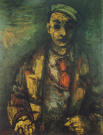 Man Holding a Branch