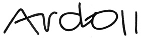 Mordecai Ardon's signature
